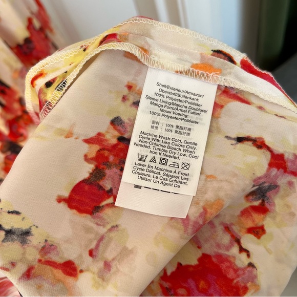 DKNY V Neck Maxi A Line Dress - Picture 13 of 16